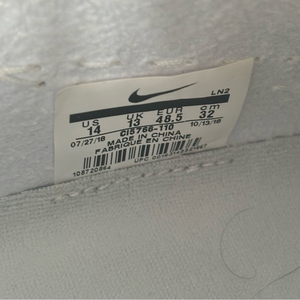 Nike Air Force 1 Low Noise Cancelling OBJ 14 - Picture 10 of 11